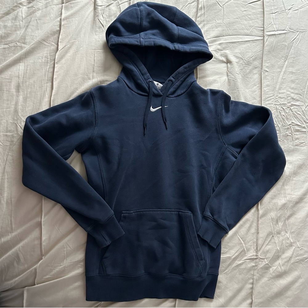Nike navy blue hoodie
